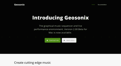 geosonix.com - geosonix &8211 the graphical music sequencer and live performance environment