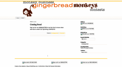 gingerbreadmonkeyscontests.wordpress.com