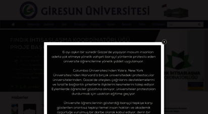 giresun.edu.tr - ana sayfa  giresun üniversitesi