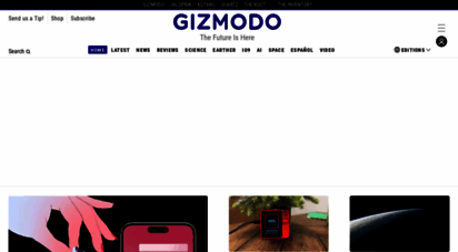 gizmodo.com - gizmodo  we come from the future