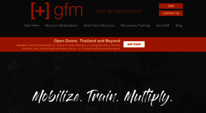 globalfrontiermissions.org - istian missions - global frontier missions