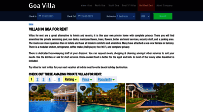 goavillaholidays.com