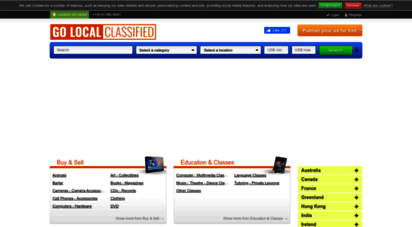 golocalclassified.com - post free classified ads in usa without registration