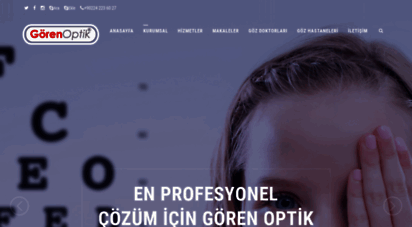gorenoptik.com.tr - :: gören optik :: bursada gözlük ve lens uzmanı