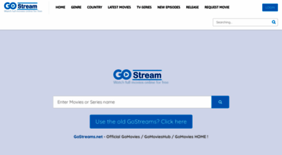 gostreams.net - gomovies - movies and tv shows on gostream