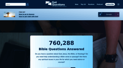 gotquestions.org - bible questions answered  gotquestions.org