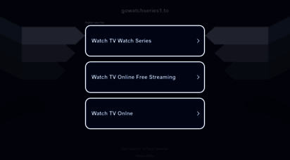 similar web sites like gowatchseries1.to