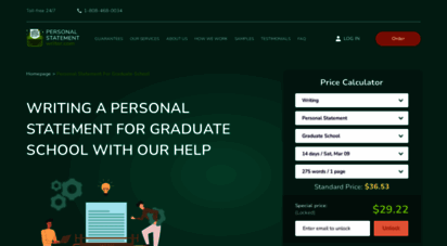 graduateschoolpersonalstatement.net - expert graduate school personal statement writing service