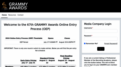 grammysubmit.dmds.com