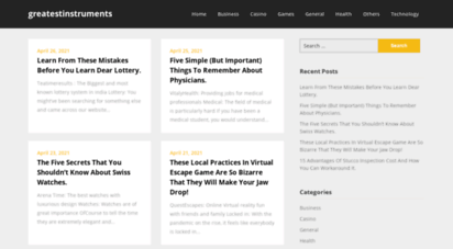 greatestinstruments.net