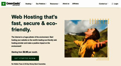greengeeks.com - web hosting - faster, scalable & eco-friendly - greengeeks