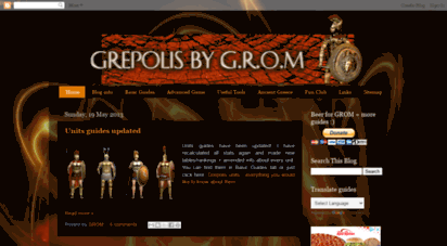 grepolis-pro.blogspot.com - grepolis by g.r.o.m - top players guides, statistics, tools, tactics, tricks and secrets