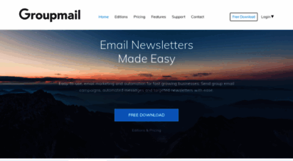 group-mail.com - free group email and mss email newsletter software