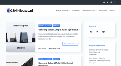 gsmnieuws.nl - gsmnieuws.nl - al het nieuws over mobiele telefonie
