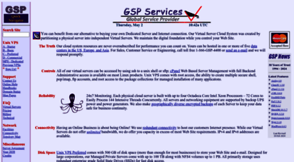 gsp.com - gsp services - virtual servers