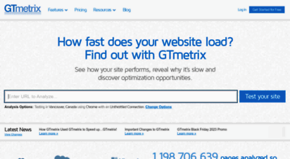 gtmetrix.com - gtmetrix  website speed and performance optimization