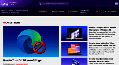 guidingtech.com - guiding tech - how to articles, gadget buying guides, tech lists