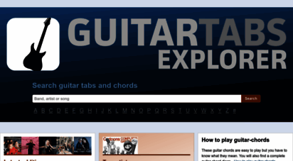 guitartabsexplorer.com