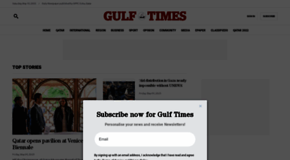 gulf-times.com - gulf times- qatarق€™s top-selling english daily newspaper - homepage