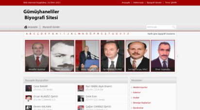 gumushaneliler.net - kimdir ? gümüşhane biyografi sitesi