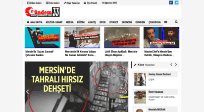 gundem33.com - gündem33  mersin haberleri anında burada