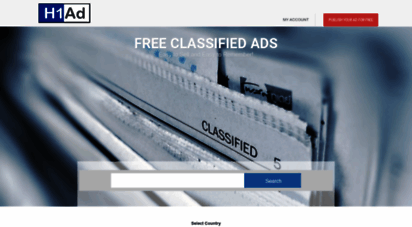 h1ad.com - free classified ads  local ads  covering 1000 cities