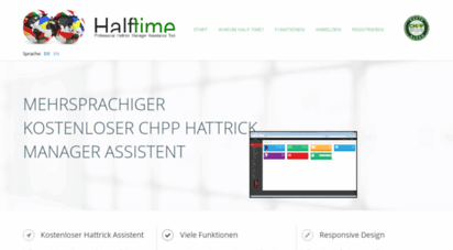 half-time.de - half-time - hattrick manager ssistant, statistic tool, get the best out of your team