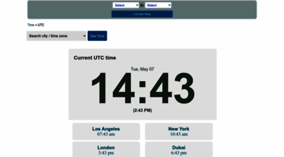 happyzebra.com - world clock - time difference