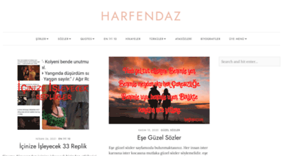 harfendaz.com - şiir şair ve güzel sözler portalı -