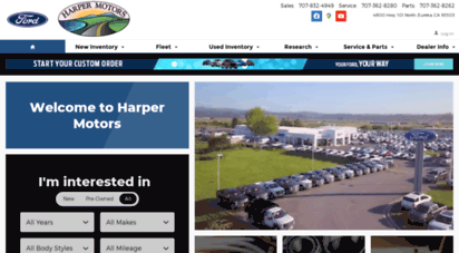 harperford.com - harper motors  ford dealership in eureka ca