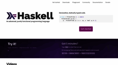 haskell.org - haskell language