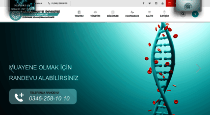 hastaneler.cumhuriyet.edu.tr - sivas cmhuriyet üniversitesi sağlık hizmetleri uygulama ve araştırma hastanesi