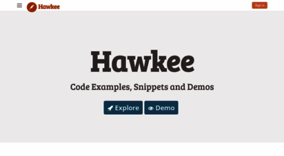 hawkee.com - hawkee - a writing platform for web developers
