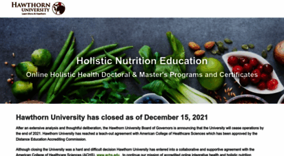 hawthornuniversity.org