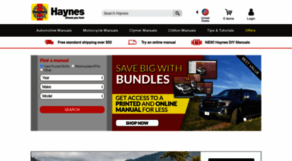 haynes.com - homepage  haynes publishing