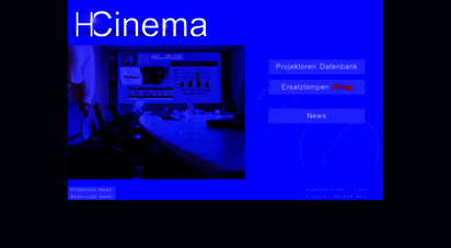 hcinema.de - hcinema die projektoren datenbank