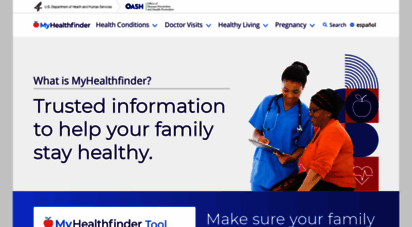 similar web sites like healthfinder.gov