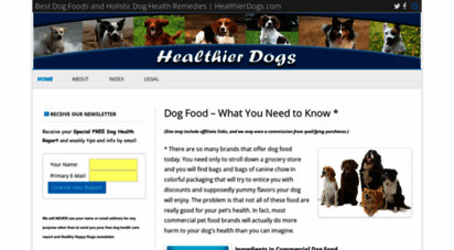 healthierdogs.com