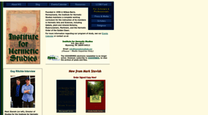 hermeticinstitute.org - institute for hermetic studies