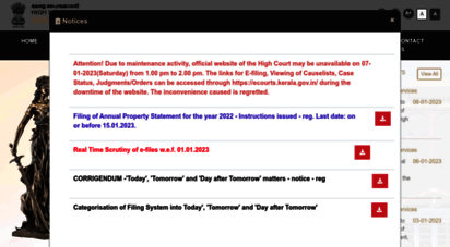 highcourtofkerala.nic.in