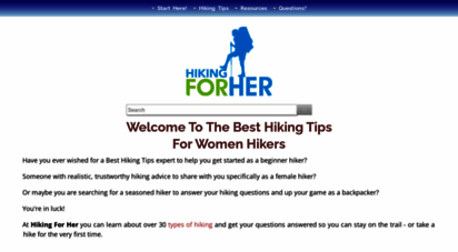hiking-for-her.com