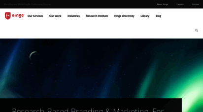 hingemarketing.com - professional services branding & marketing firm  hinge