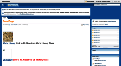 historynicastro.pbworks.com