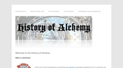 historyofalchemy.com - welcome historyofalchemy.com - hostmonster.com