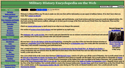 historyofwar.org - military history encyclopedia on the web