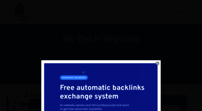 hitechweirdo.com - hi-tech weirdo - life is weird, so is technology - hi-tech weirdo