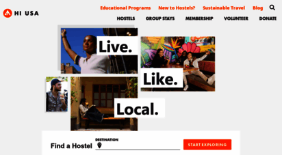 hiusa.org - hi hostels - youth hostels usa & backpacking cheap budget travel  hi usa