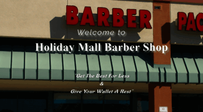 holidaymallbarbershop.com