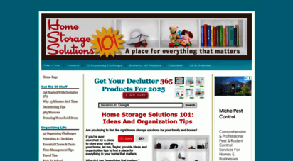 home-storage-solutions-101.com - home storage solutions 101: ideas and organization tips