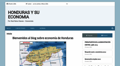 hondurasysueconomia.com - honduras y su economia &8211 por: raúl reina cleaves &8211 economista